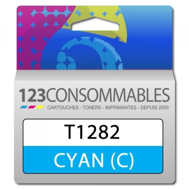 Cartouche compatible EPSON T1282 cyan