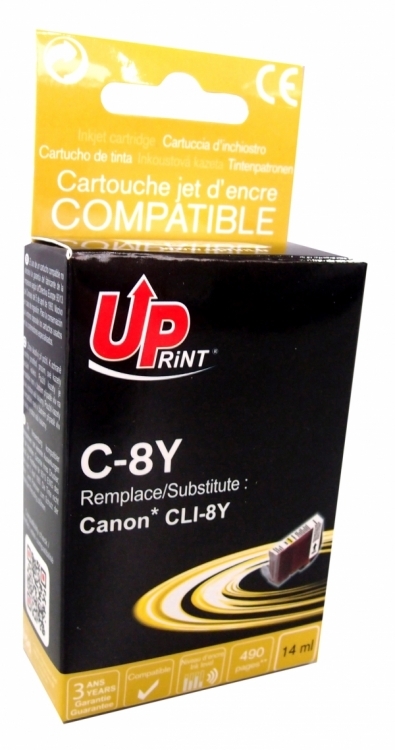Cartouche compatible CANON CLI-8Y jaune