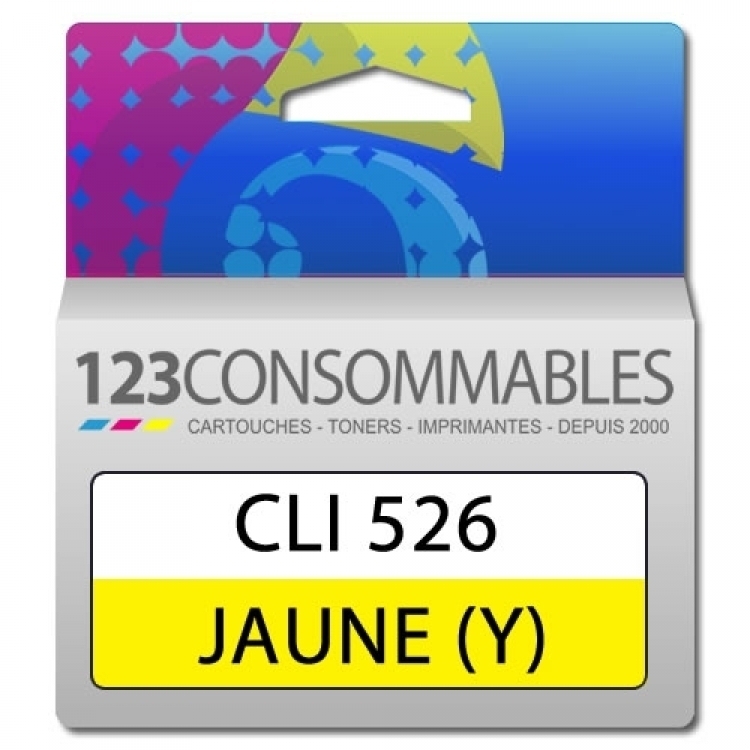 Cartouche compatible CANON CLI-526Y jaune