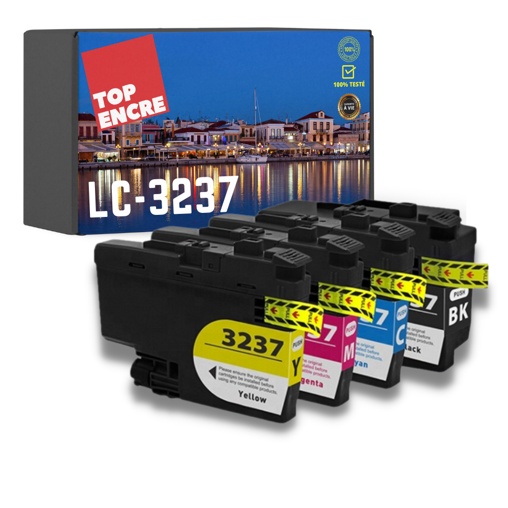 Pack compatible avec BROTHER LC-3237 4 cartouches