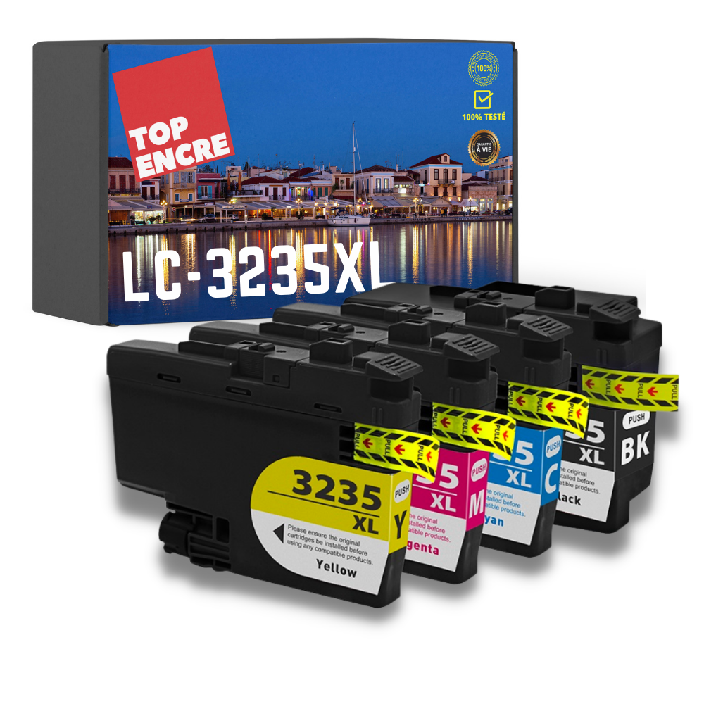 Pack compatible avec BROTHER LC-3235 4 cartouches