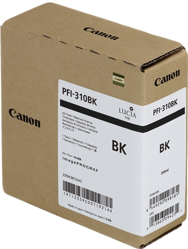 Canon Cartouche encre PFI-310bk (2359C001) Noir
