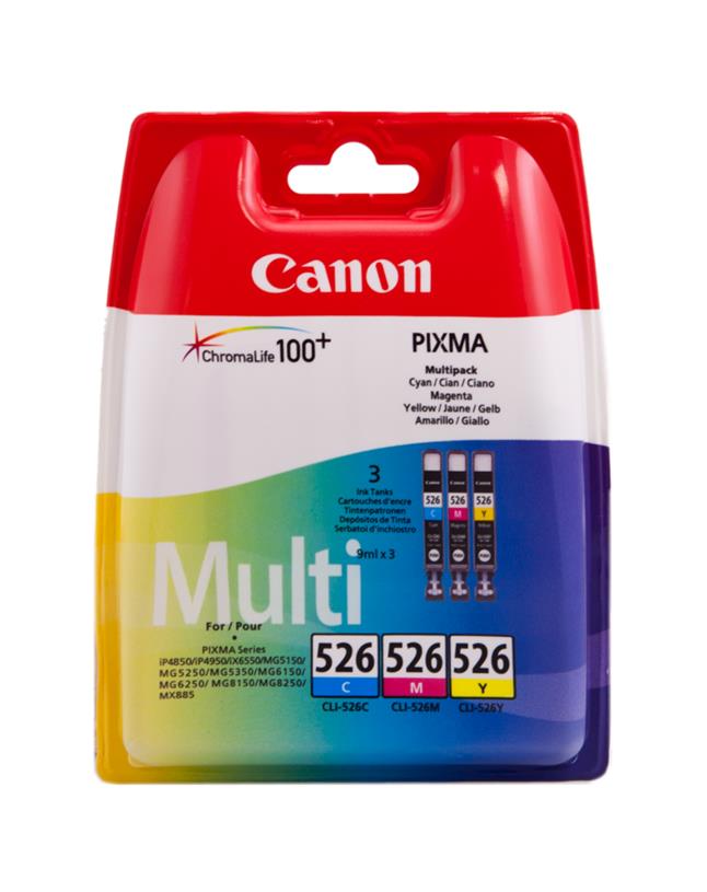 Canon MultiPack CLI-526, 3 cartouches