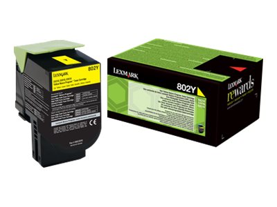 Lexmark toner 80C20Y0 (802Y) jaune