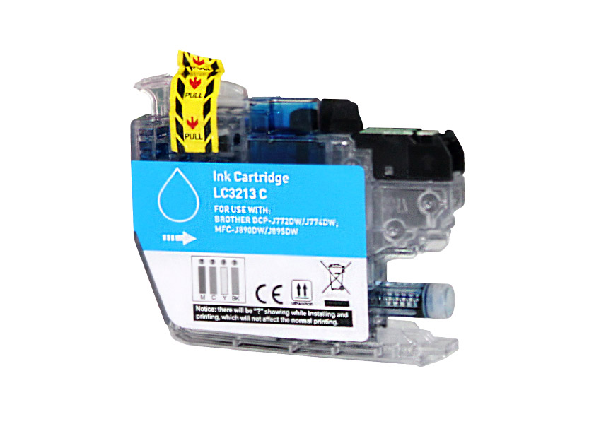 Cartouche compatible BROTHER LC-3213 cyan