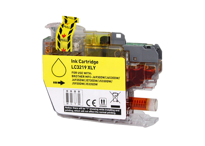 Cartouche compatible BROTHER LC-3219Y XL jaune