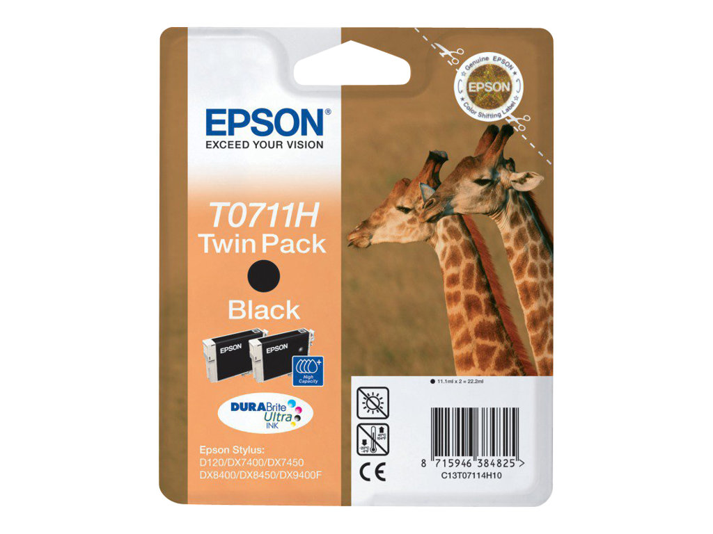 Epson MultiPack de 2 cartouches T0711 XL noir