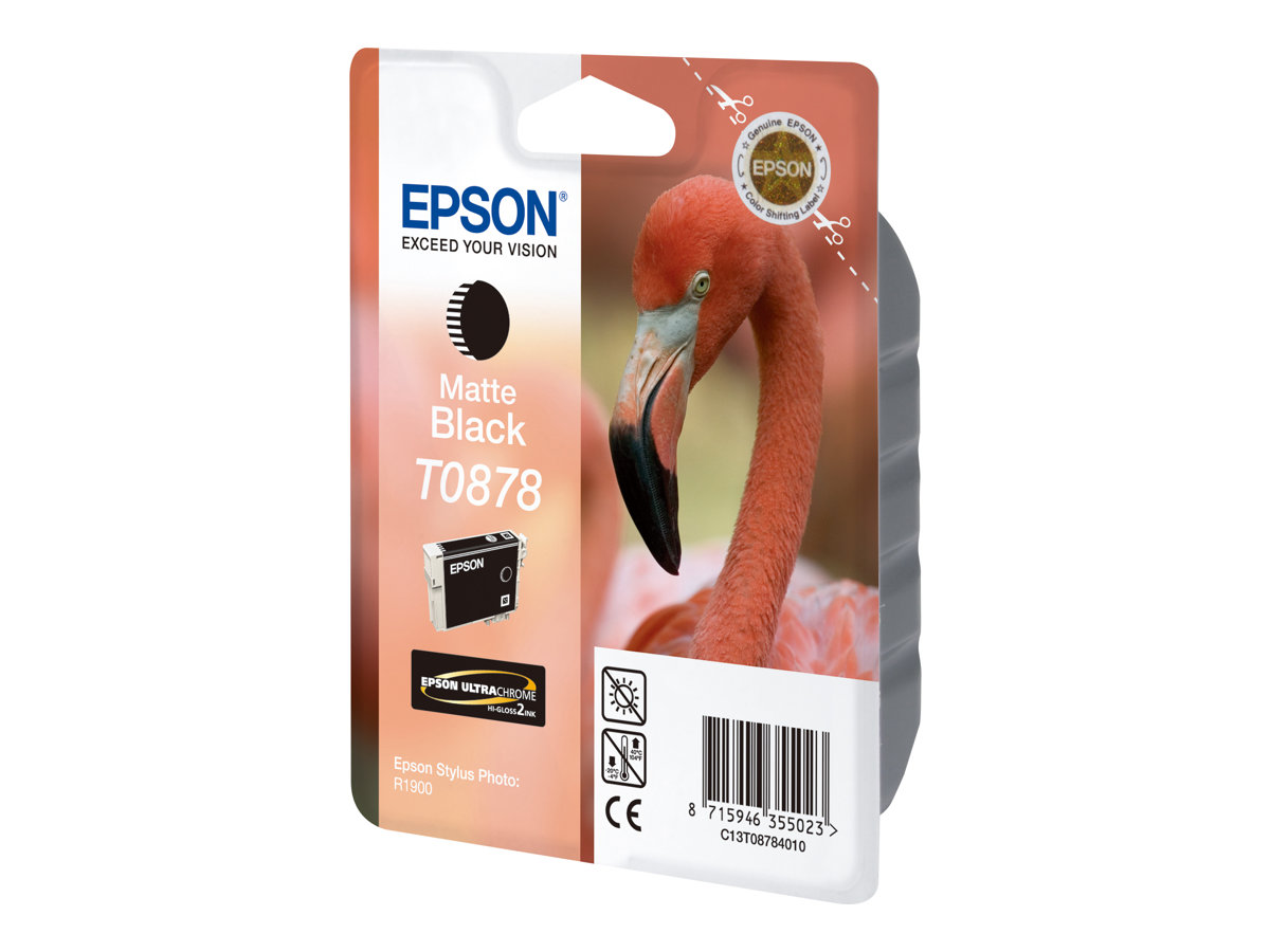 Epson cartouche encre T0878 noir mat