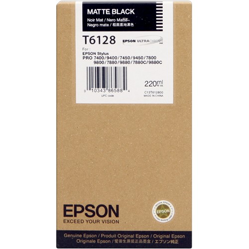 Epson cartouche encre T6128 (C13T612800) noir mat