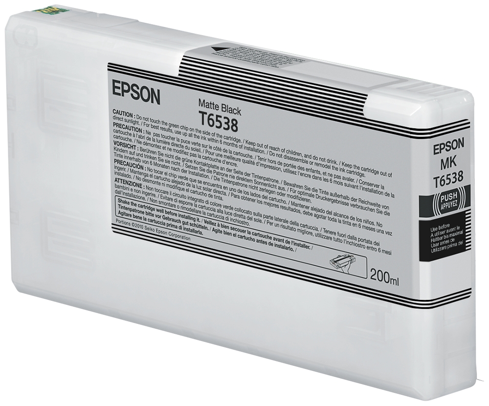 Epson cartouche encre T6538 (C13T653800) noir mat