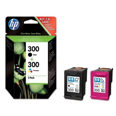 HP Multipack 300 (CN637EE) Noir / couleurs