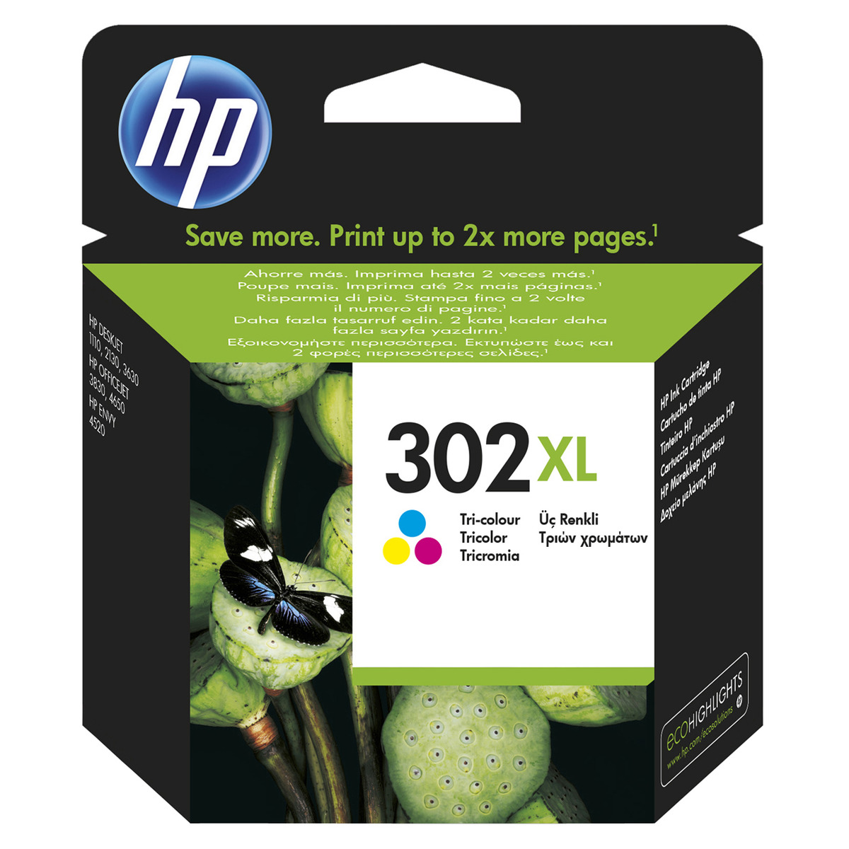 HP cartouche encre 302XL couleur