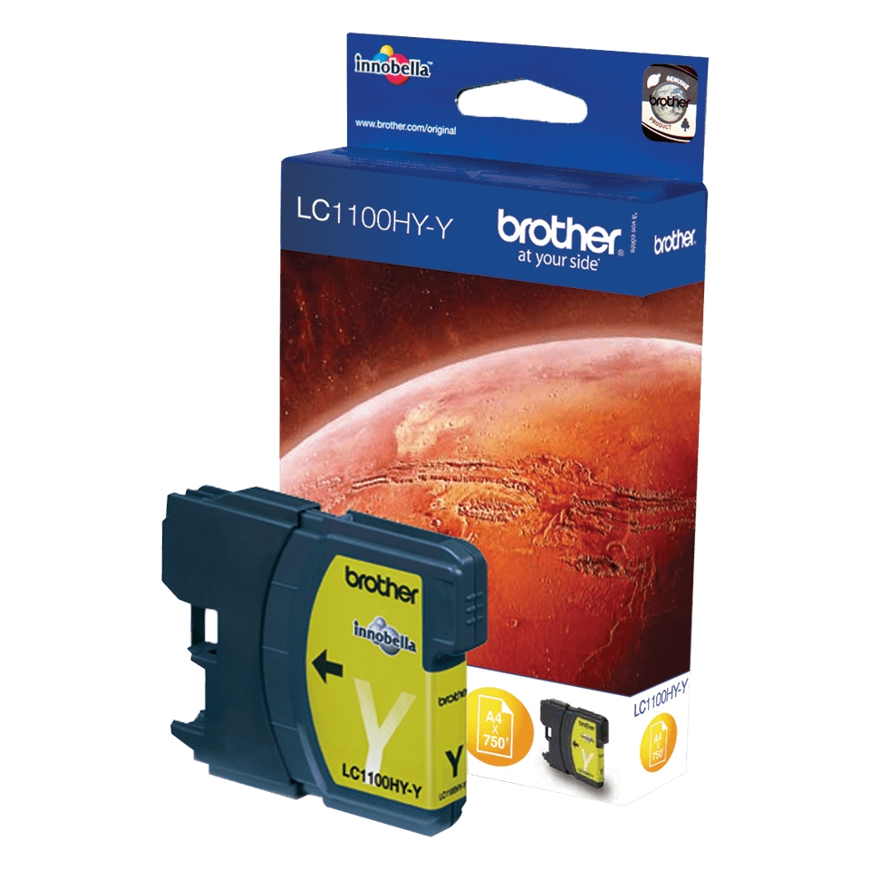 Brother  cartouche encre LC-1100HY jaune