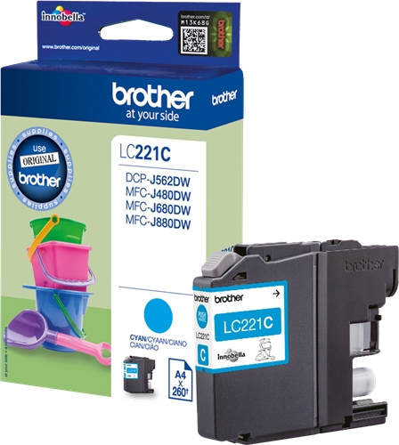 Brother cartouche encre LC-221C cyan