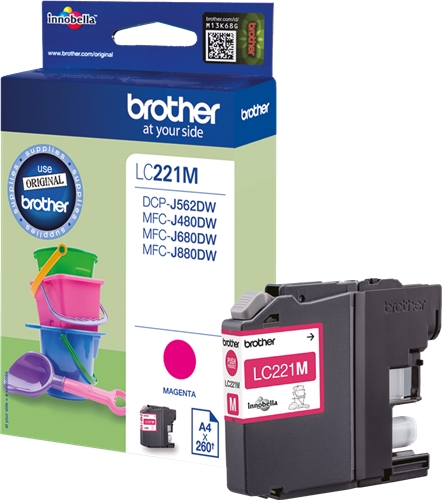 Brother cartouche encre LC-221M magenta