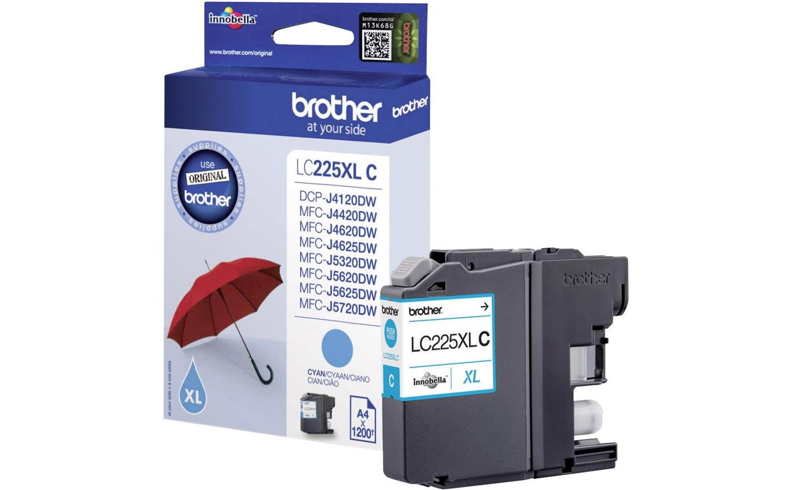 Brother cartouche encre LC-225XLC cyan