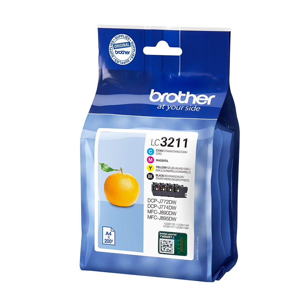 Brother Pack LC-3211, 4 cartouches