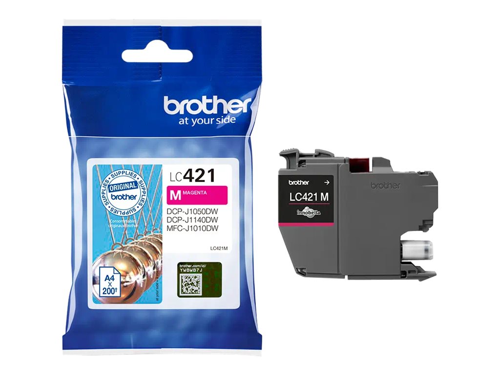 Brother LC-421M (LC421M) Cartouche d'encre Magenta