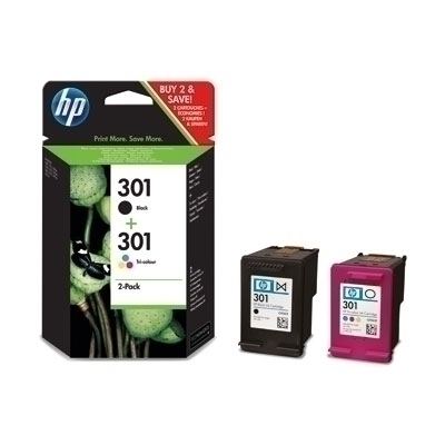 HP MultiPack 301 noir et couleur (N9J72AE)
