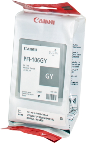 Canon cartouche encre PFI-106GY (130 ml)