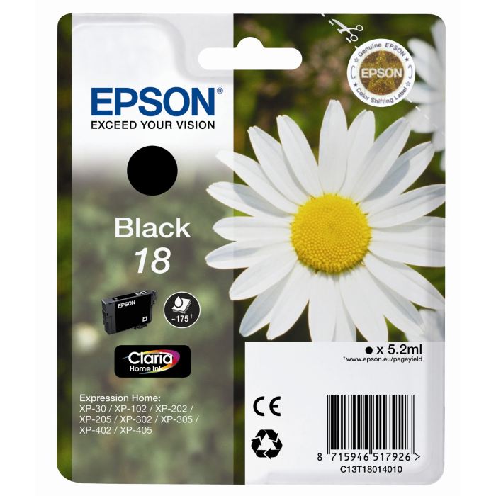 Epson cartouche encre T1801 noire