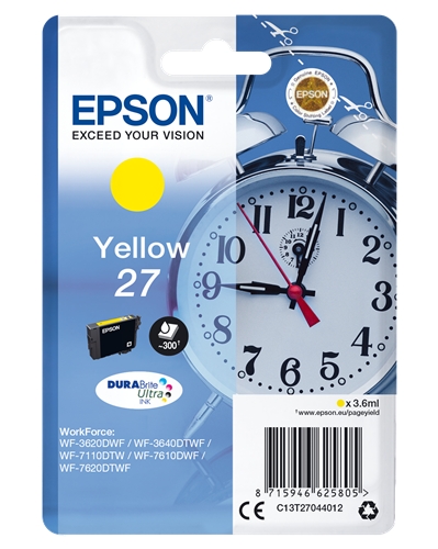 Epson cartouche encre T27 jaune