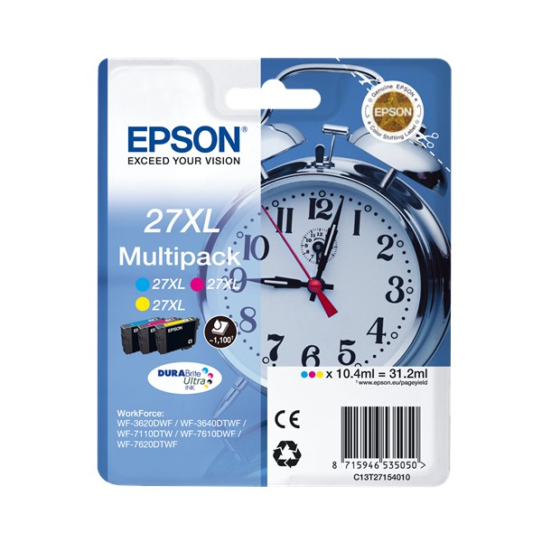 Epson MultiPack T27XL, 3 cartouches