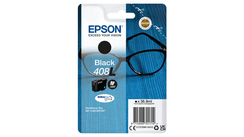 Cartouche encre Epson 408L Noir (C13T09K14010)
