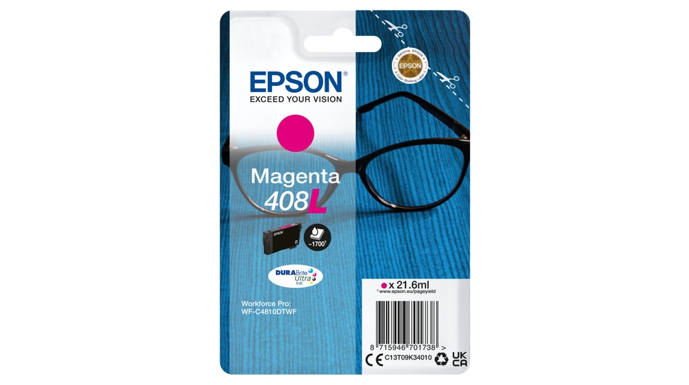Cartouche encre Epson 408L Magenta (C13T09K34010)