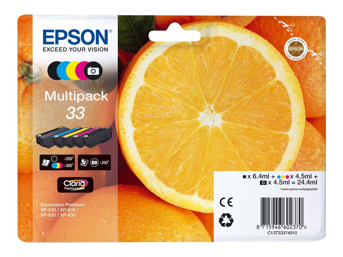 Epson Multipack T3337 (C13T33374010) 5 cartouches