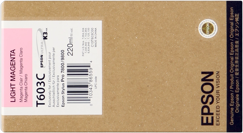 Epson cartouche encre T603C (C13T603C00) magenta clair