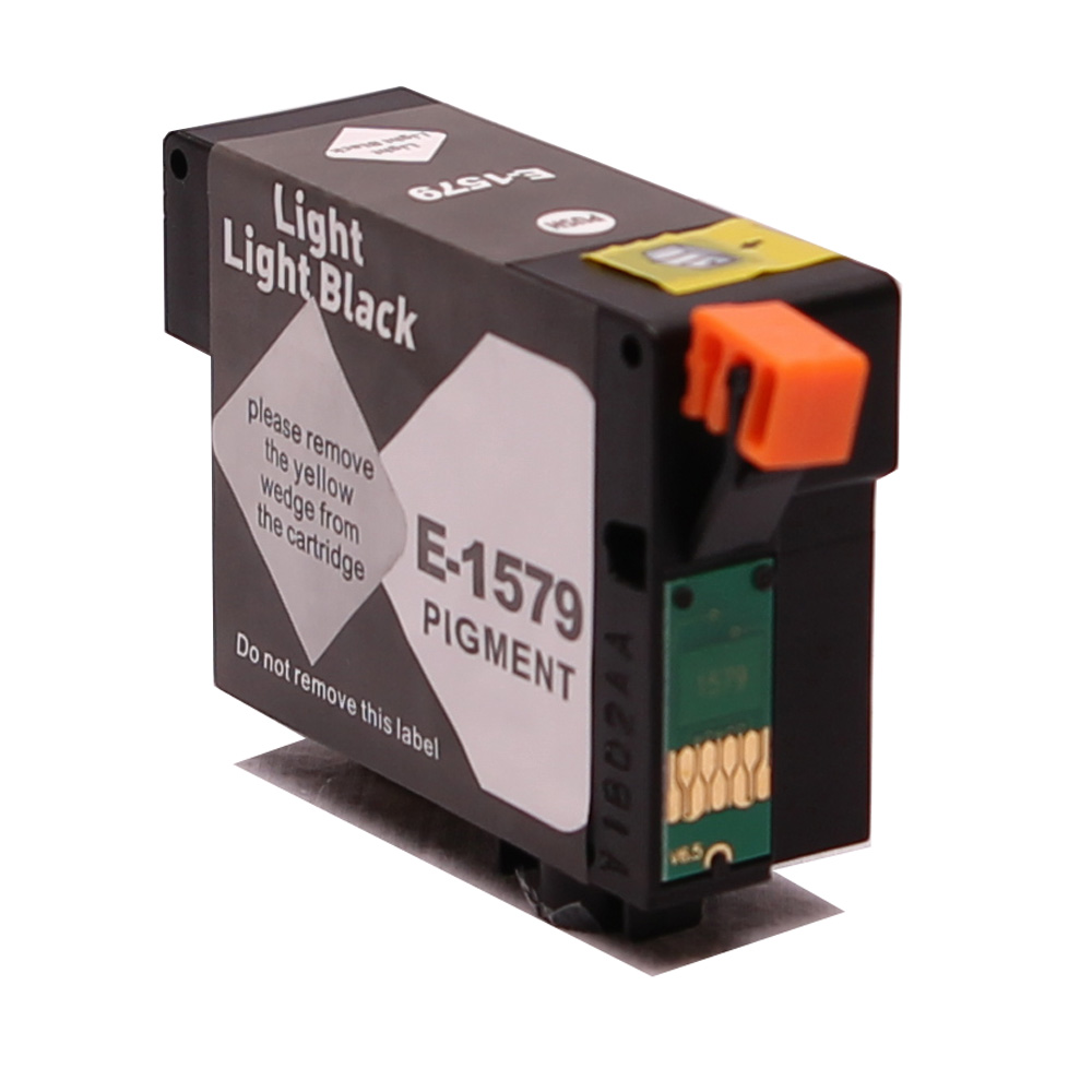 Cartouche compatible Epson T1579 noire légère - Remplace C13T15794010