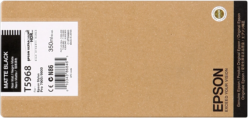 Epson cartouche encre T5968 (C13T596800) noir mat