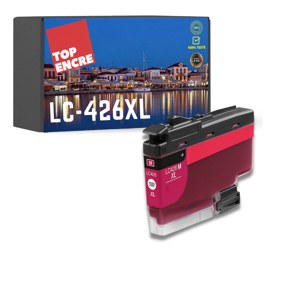 Cartouche compatible BROTHER LC426XLM magenta