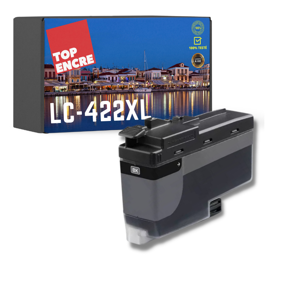 Pack compatible BROTHER LC422XL, 4 cartouches