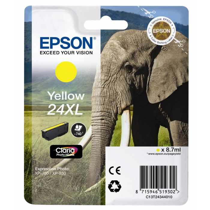 Epson cartouche encre 24XL jaune