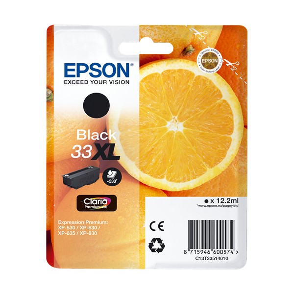 Epson cartouche encre 33XL noir