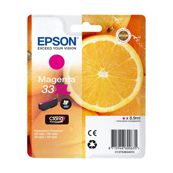 Epson cartouche encre 33XL magenta