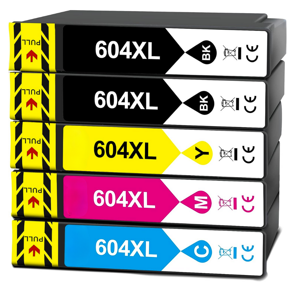Pack compatible avec EPSON 604XL, 5 cartouches